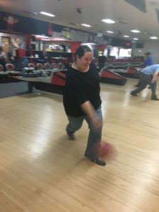 GC Jaci going for a strike